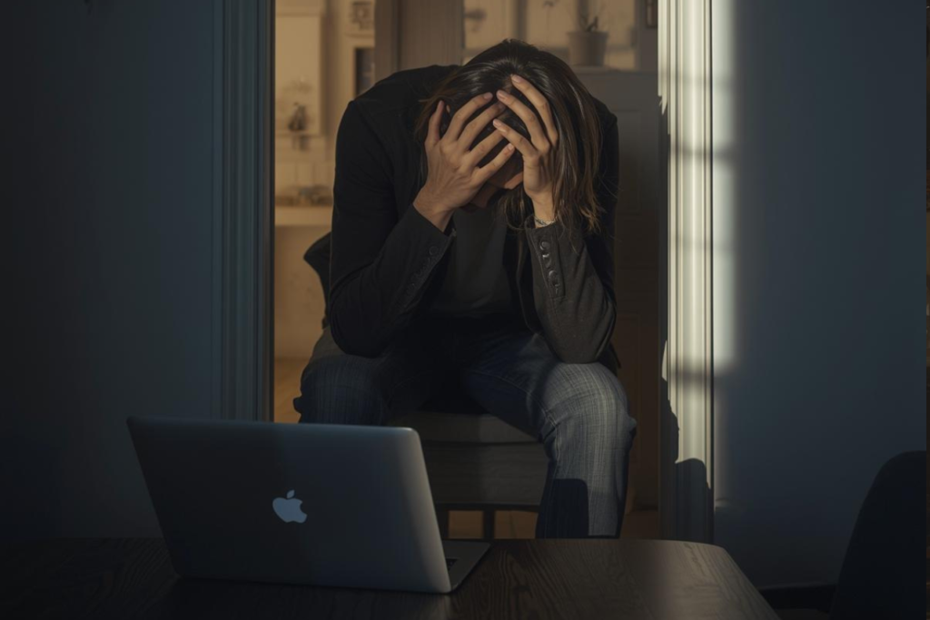 cansaço ao chegar a casa