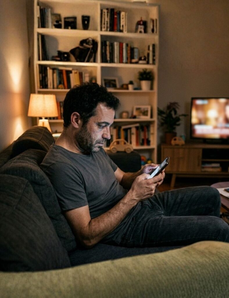 homem antes da transformação